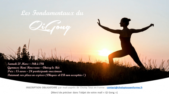 Stage Découverte du Qi Gong – Samedi 21 Mars